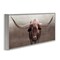 Stupell Industries Rustic Western Longhorn Framed Giclee Design by Carol Robinson